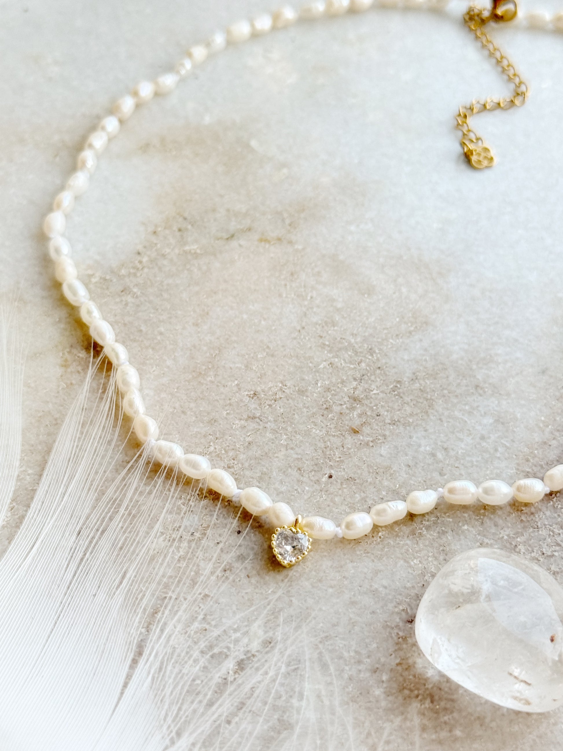 Perlų vėrinys "Širdis"