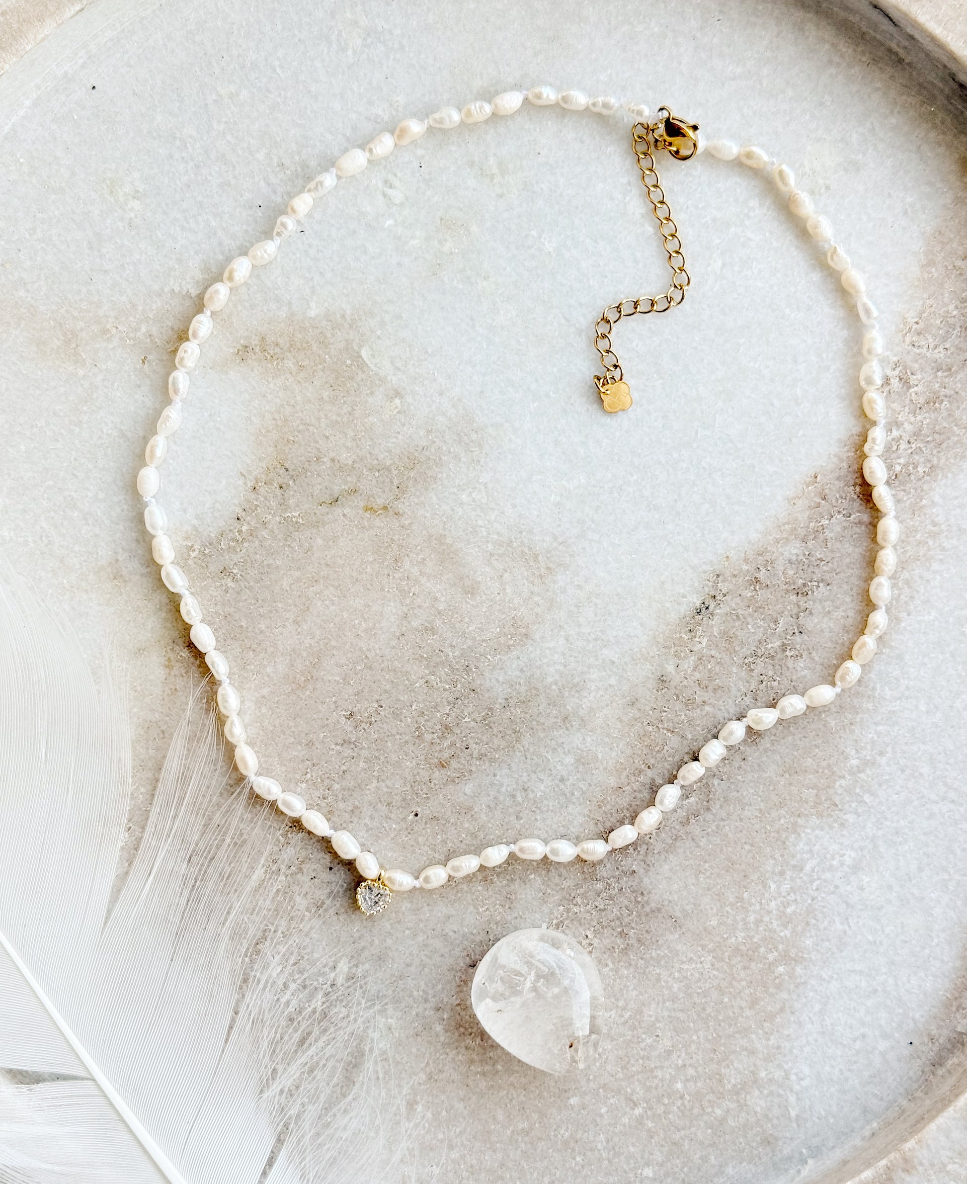 Perlų vėrinys "Širdis"