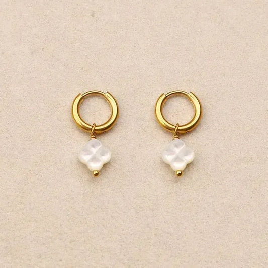 Perluotės auskarai "Fortūna"