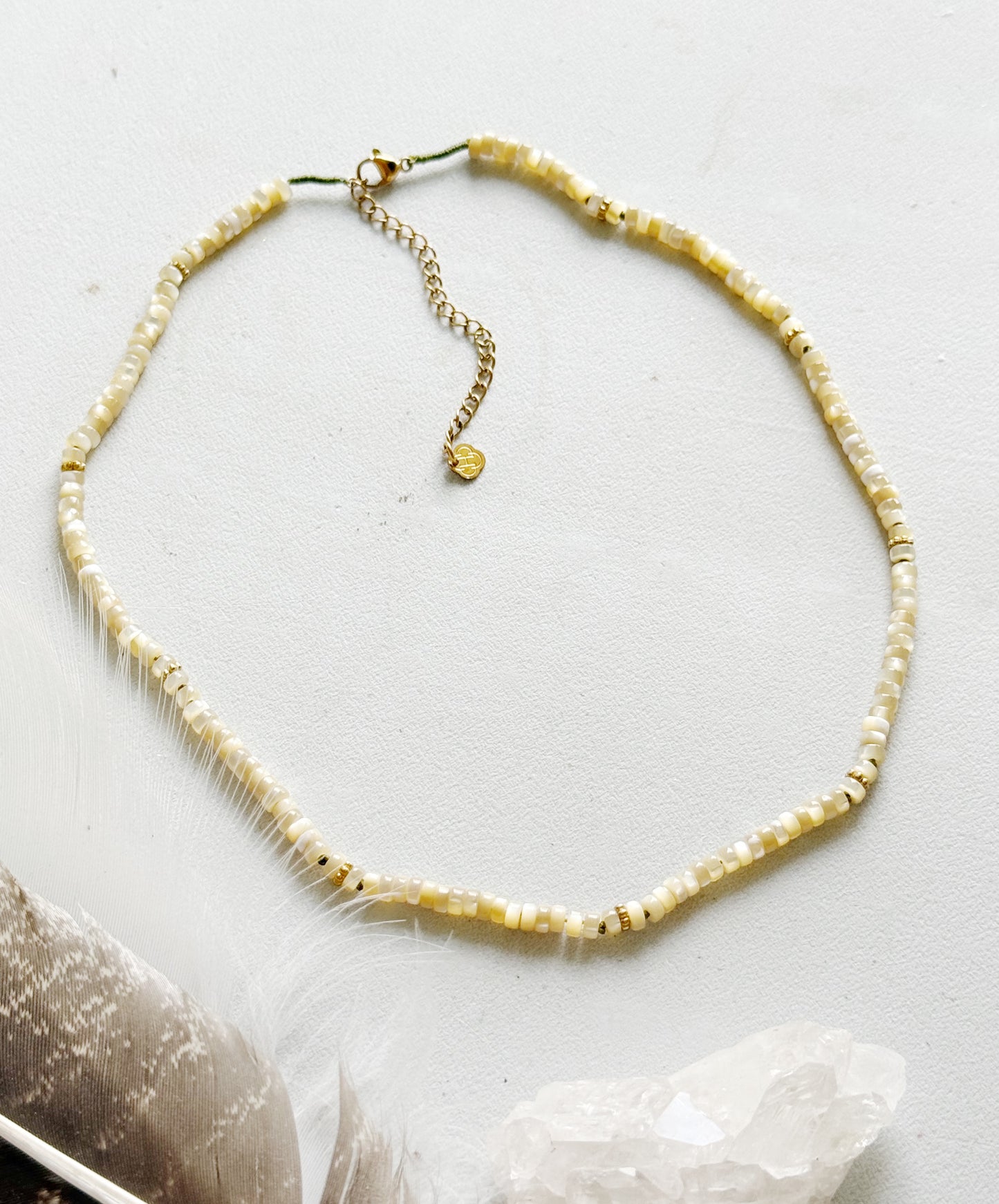 beaded necklace