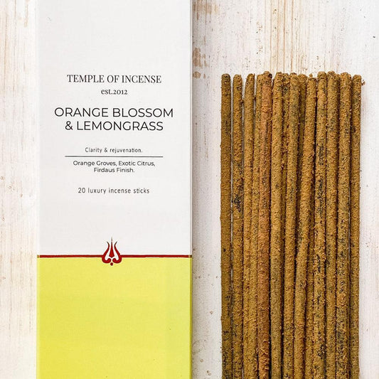 Luxury incense "Orange Blossom & Lemongrass"