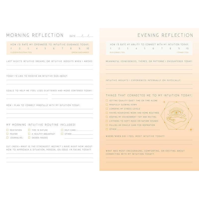 Praktikų ir užrašų knygutė "Intuition: A Day and Night Reflection Journal"