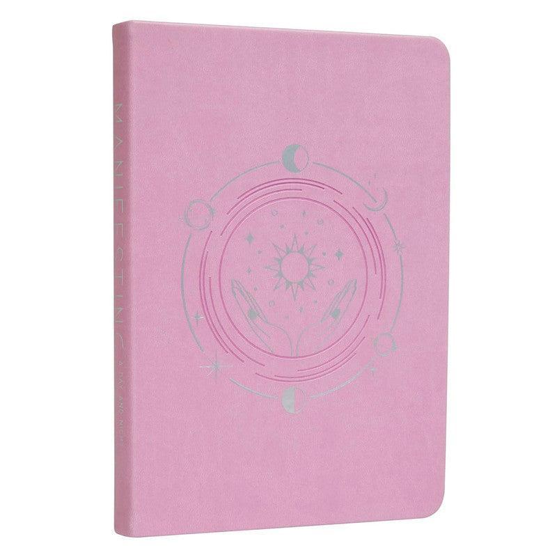Praktikų ir užrašų knygutė "Manifesting: A Day and Night Reflection Journal"