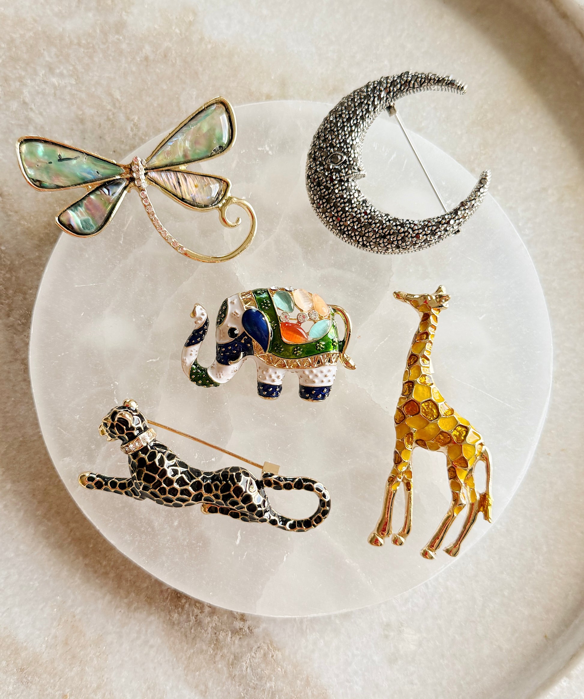 brooch "Dragonfly"