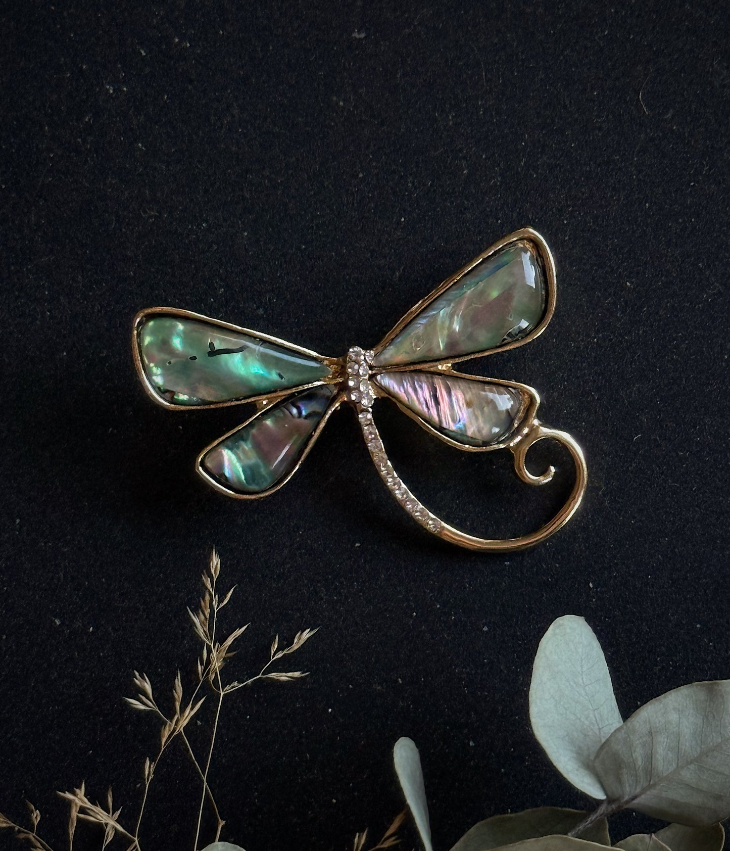 brooch "Dragonfly"
