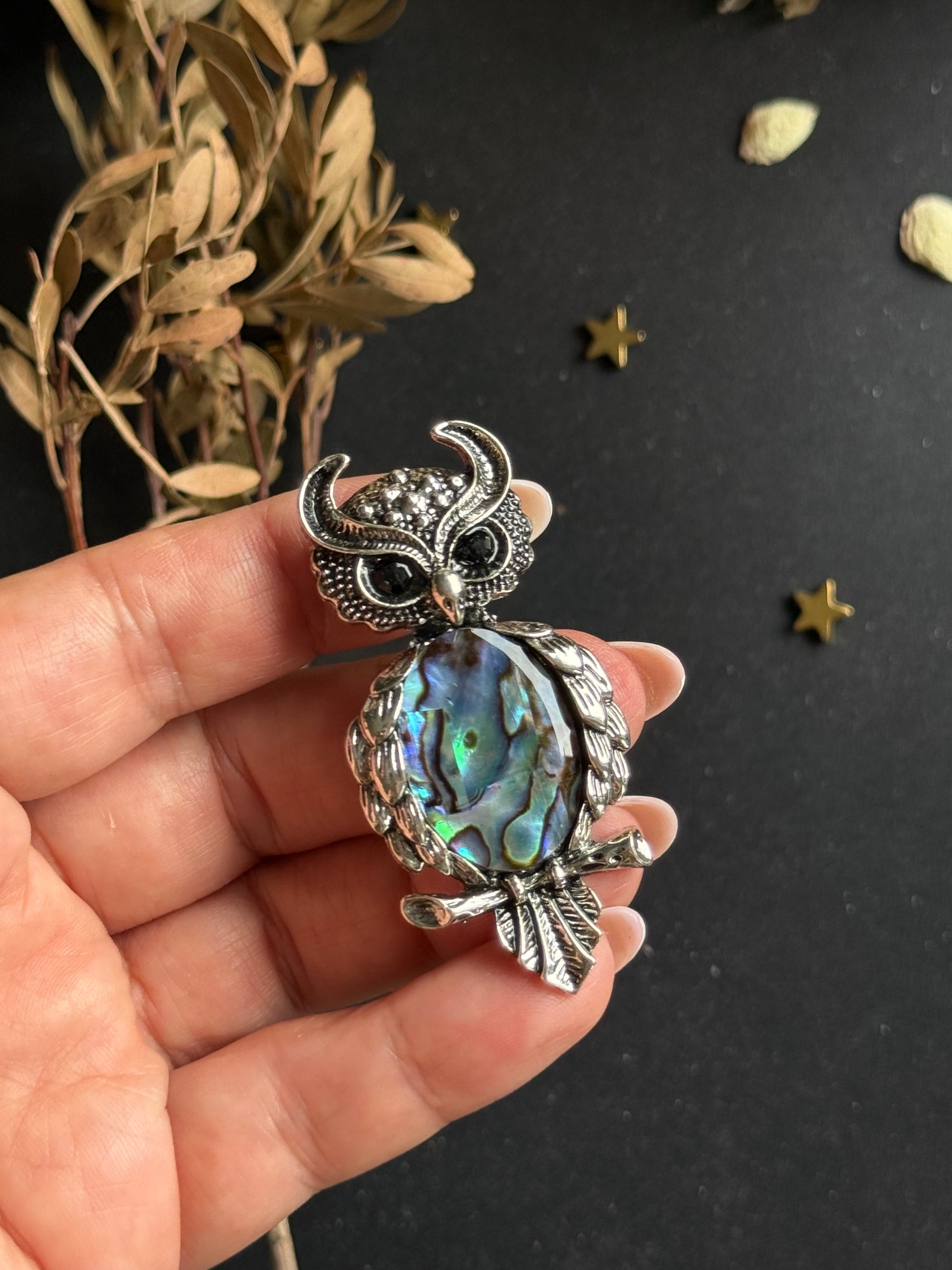 brooch “Owl”