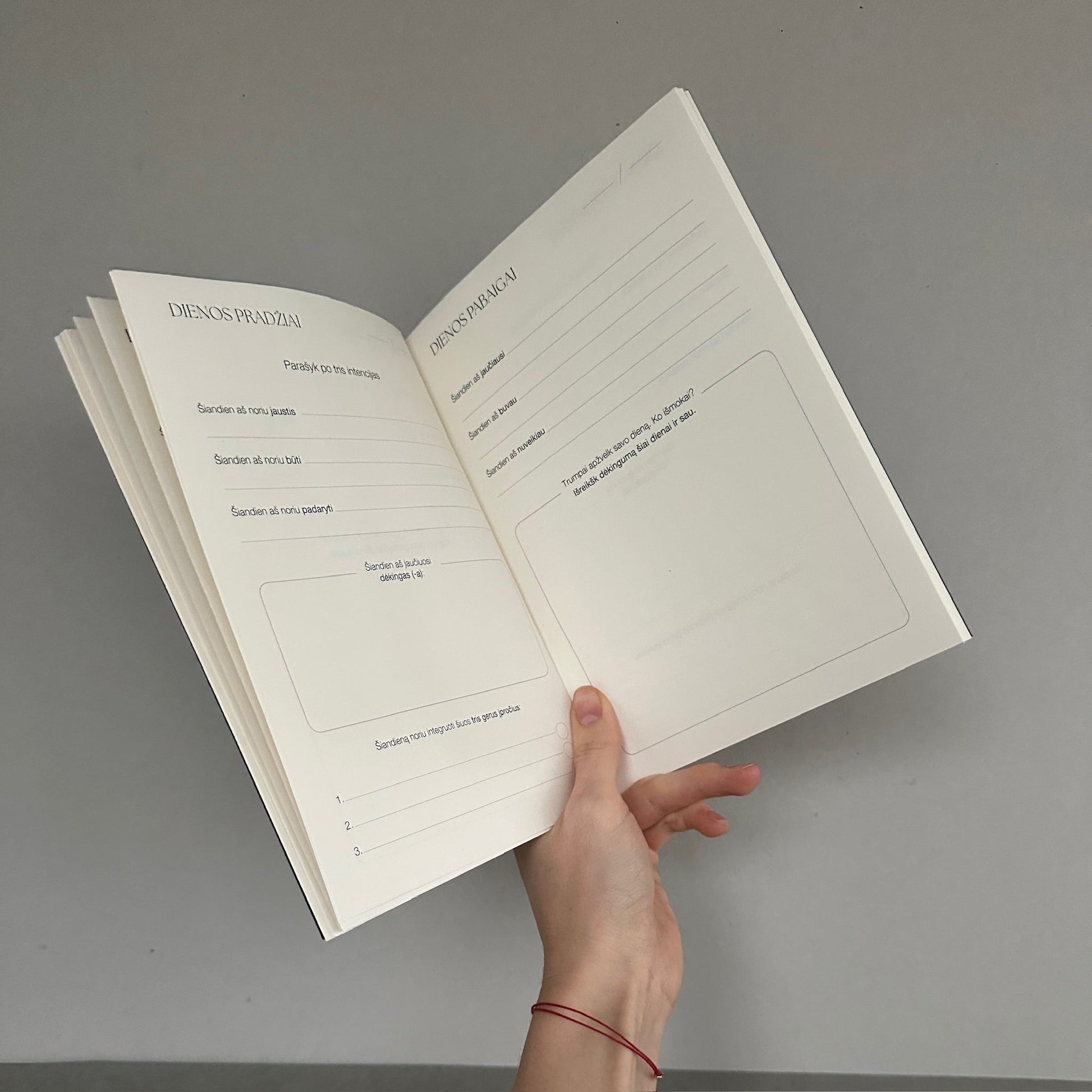 self-development notebooks with leather cover