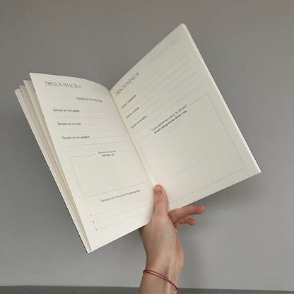 self-development notebooks with leather cover