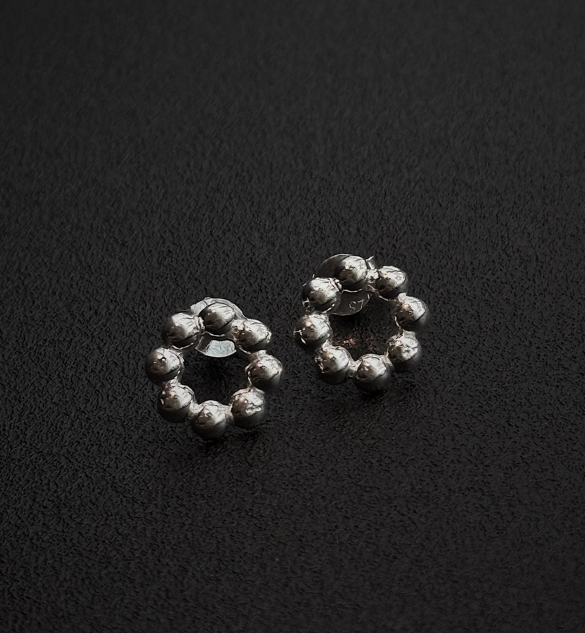 Silver earrings