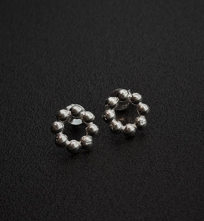 Silver earrings