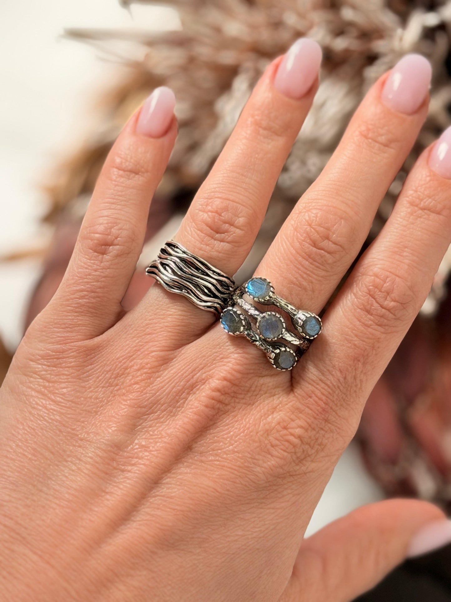 Silver Ring "River"