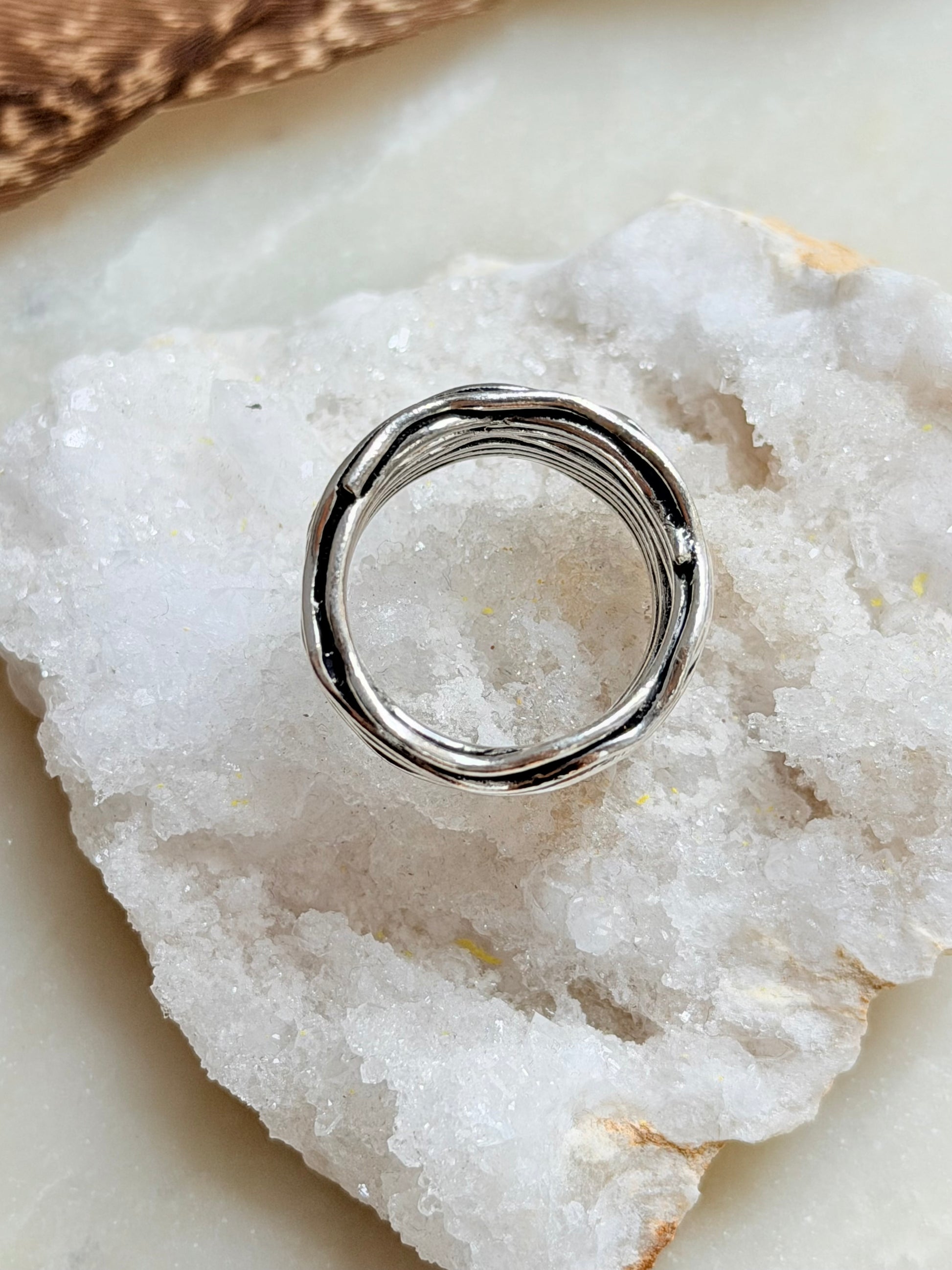 Silver Ring "River"