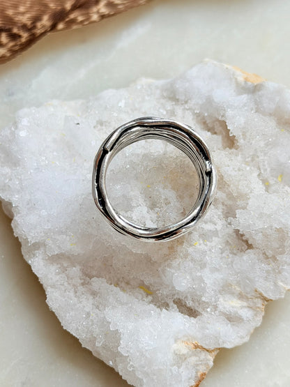 Silver Ring "River"