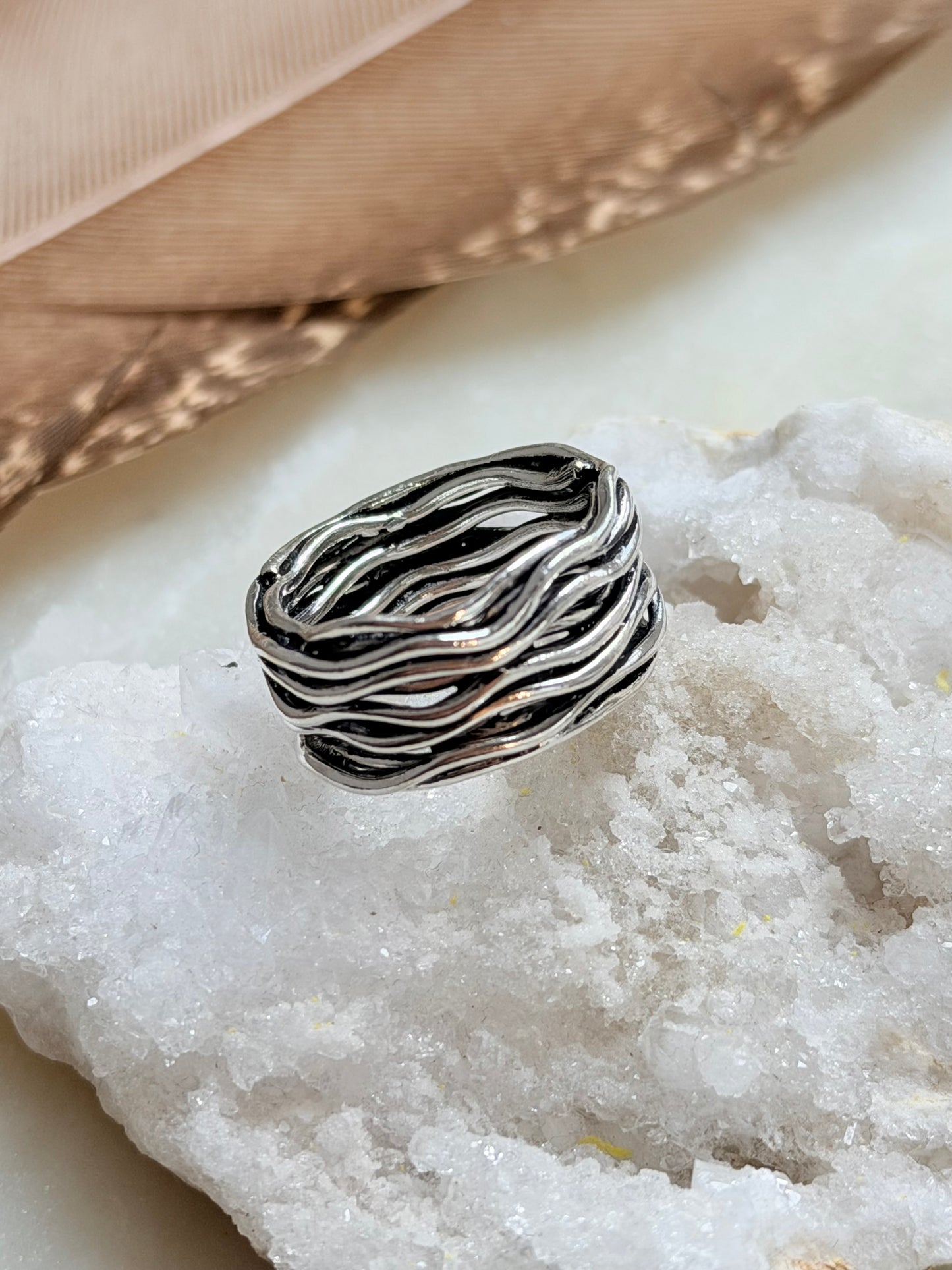 Silver Ring "River"