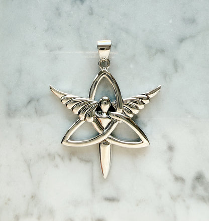 Sidabrinis pakabukas „Angelas"