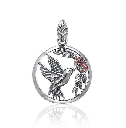 Sidabrinis pakabukas „Kolibris"