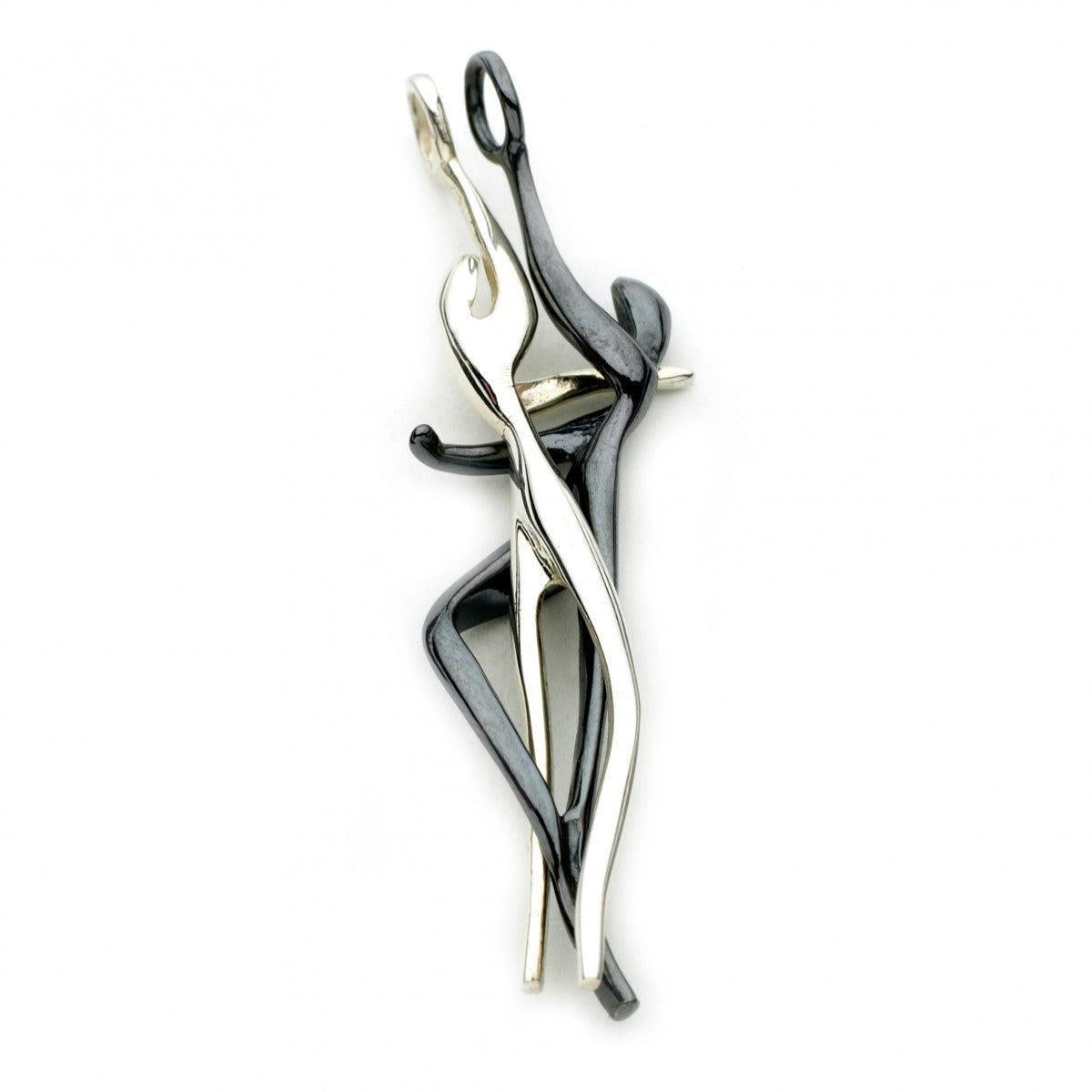 Sidabrinis pakabukas „Yin Yang Lovers"