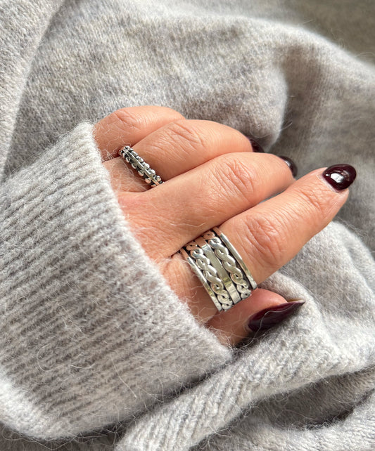 Sidabrinis žiedas "Gijos"