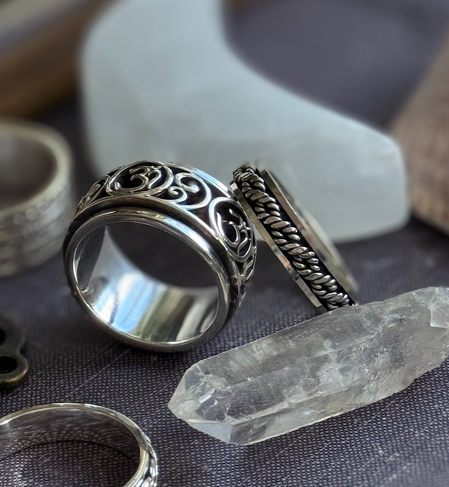 Sidabrinis žiedas “Juostos”