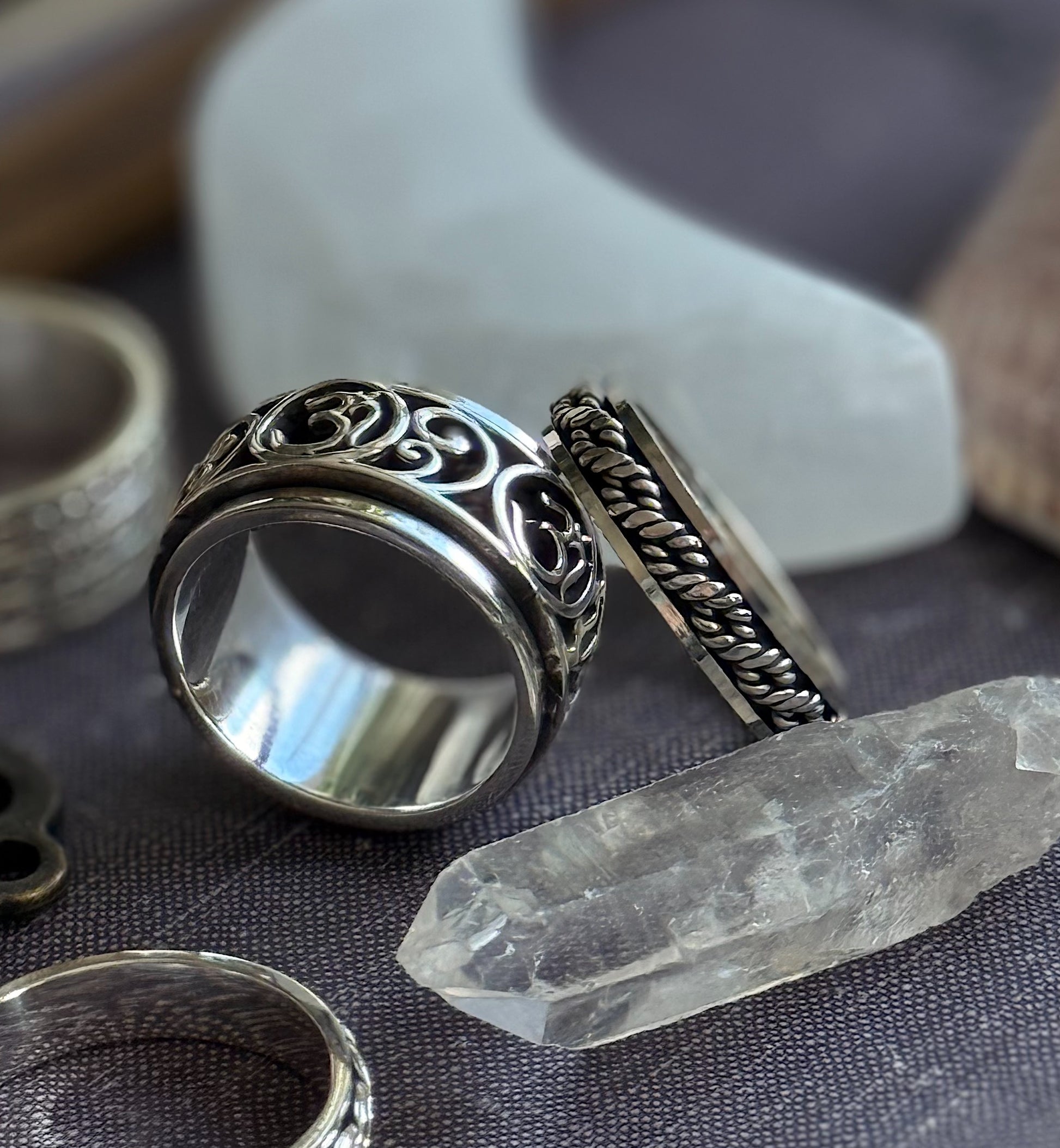 Sidabrinis žiedas “Juostos”