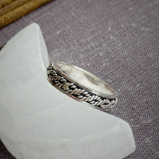 Sidabrinis žiedas “Juostos”