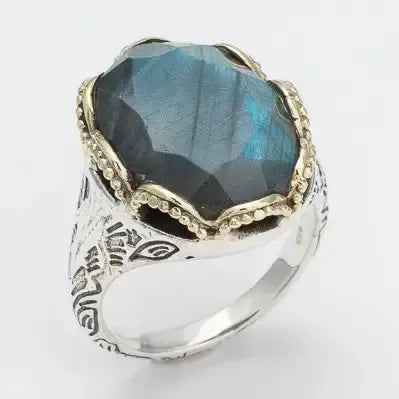 "Labradorite Magic" silver ring