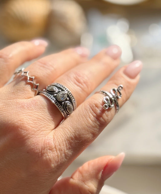 Sidabrinis žiedas “Labradorito galia”