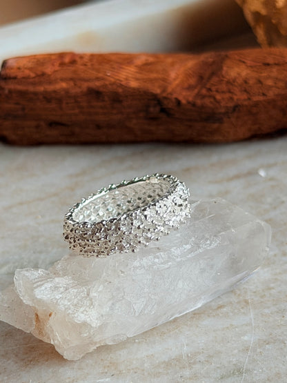 Sidabrinis žiedas “Lašeliai”