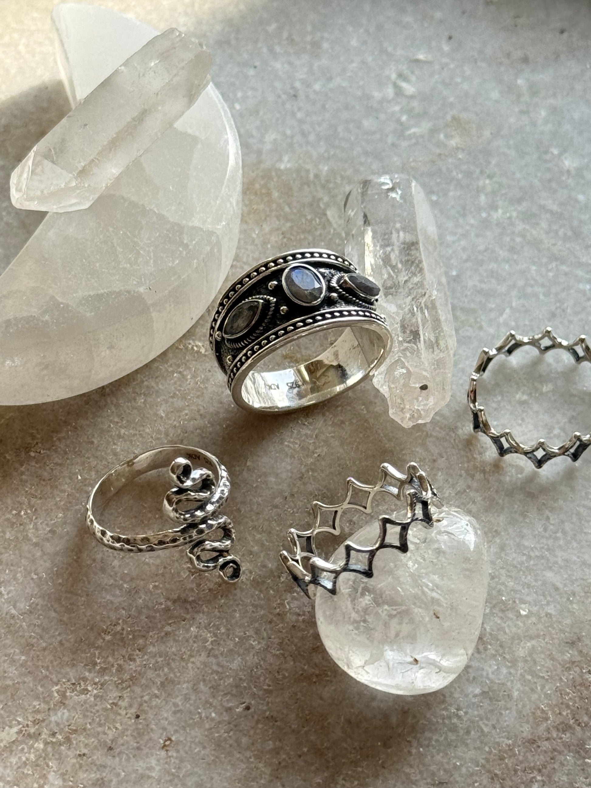 Silver ring “Life”