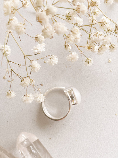 Sidabrinis žiedas su Citrinu