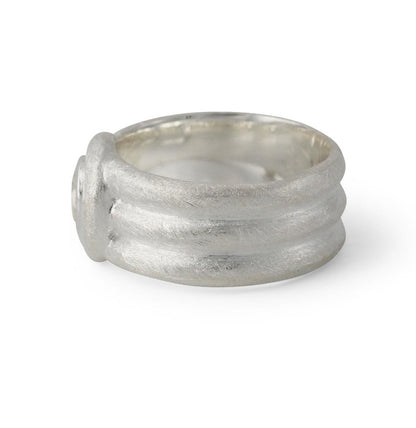 Sidabrinis žiedas su Peridotu