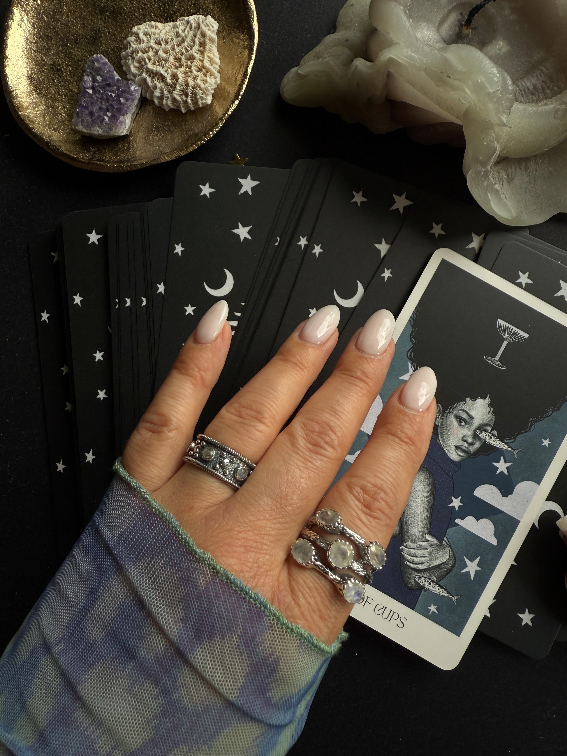 Sidabrinis žiedas su labradoritu