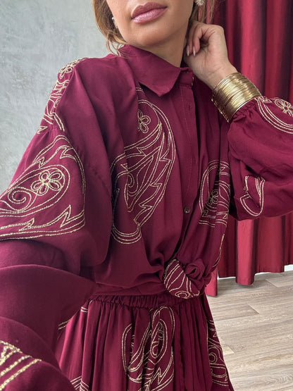 Sijono ir palaidinės kostiumėlis “Rubino Aura”