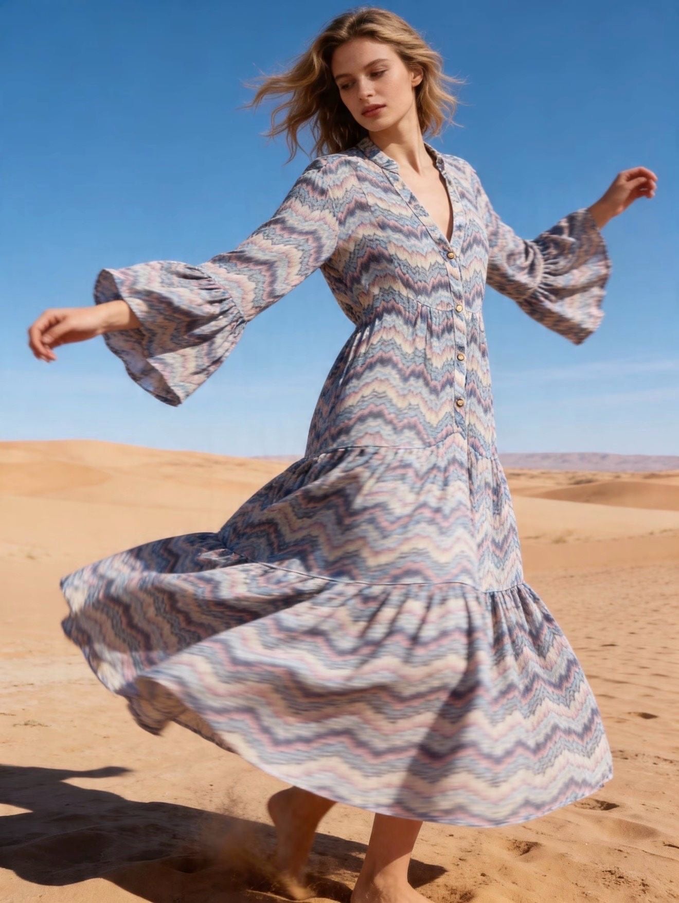Dress “Water Watercolor”