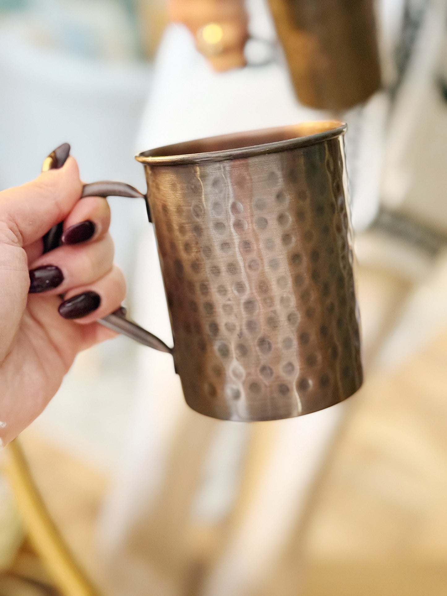 Tamsintas Varinis puodelis