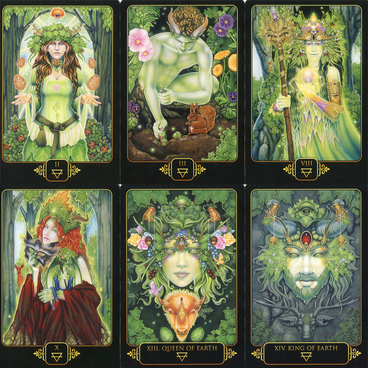 Taro kortos „Dreams of Gaia Tarot"