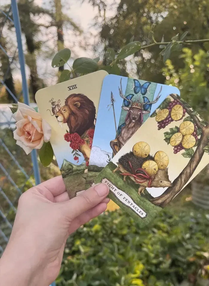 Taro kortos „Woodland Wardens Tarot"