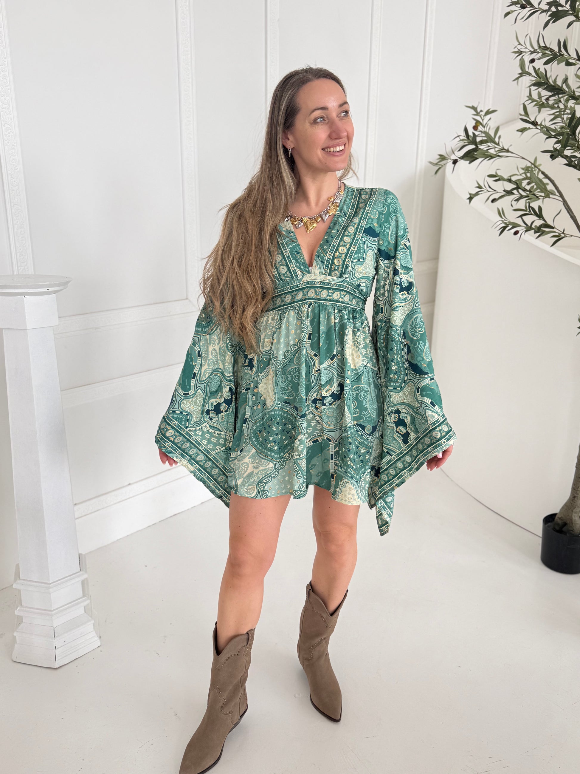 Trumpa suknelė "Boho"
