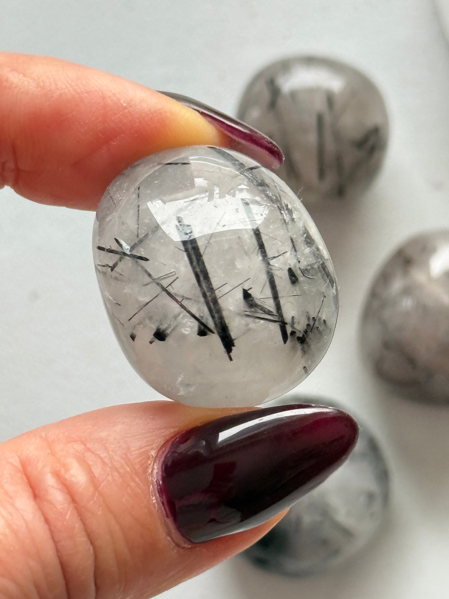 Turmalino kvarco kristalas