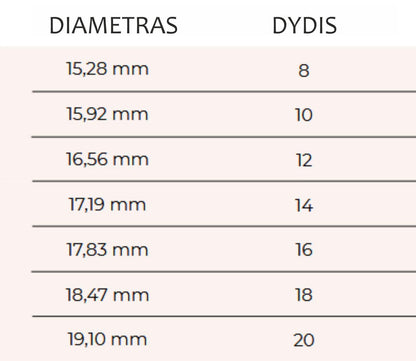 Žiedas su ametistu "Matau tave"