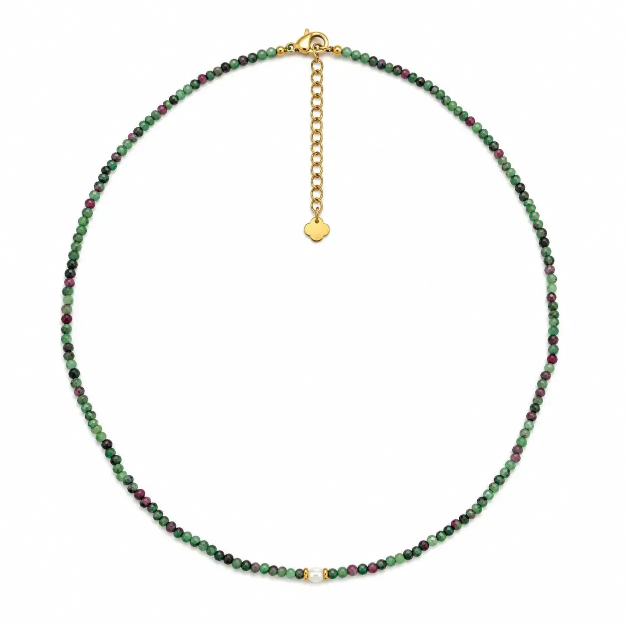 Zoisite Ruby Necklace