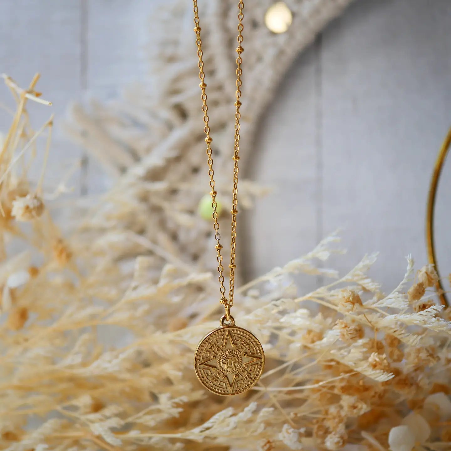 Necklace "Sun"