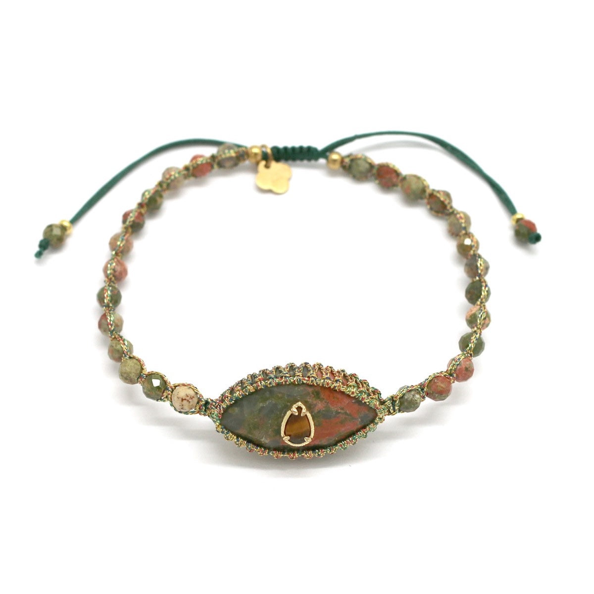 Unakite Friendship Bracelet