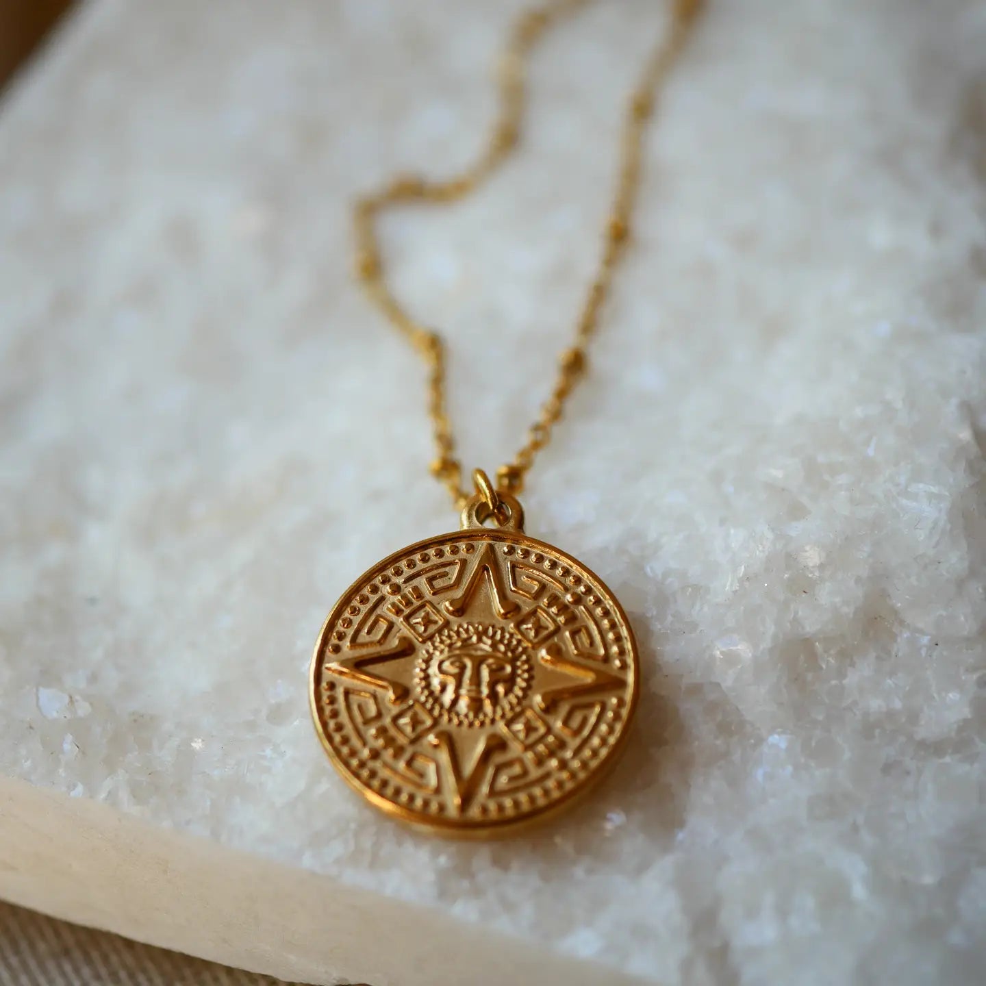 Necklace "Sun"