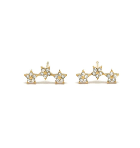 Mini earrings "Crown"